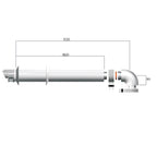 Centrala termica pe gaz in condensare, murala, Ariston Clas One 30 Wi-Fi + kit evacuare