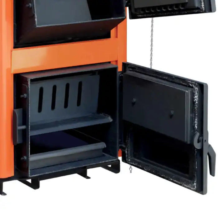 Cazan pe lemne, carbune, brichete Ferroli FSB Pro N 35 kW