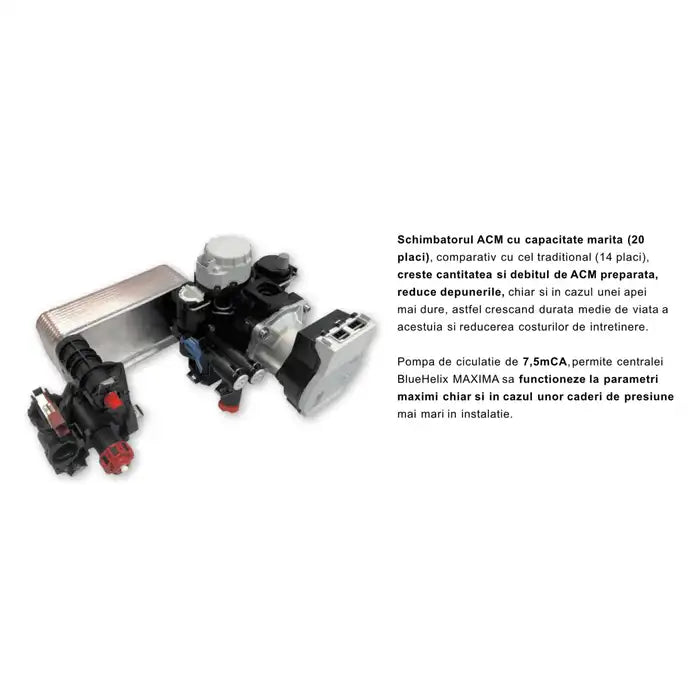 Centrala termica pe gaz in condensare, murala, Ferroli Bluehelix MAXIMA 28C,  fara kit evacuare