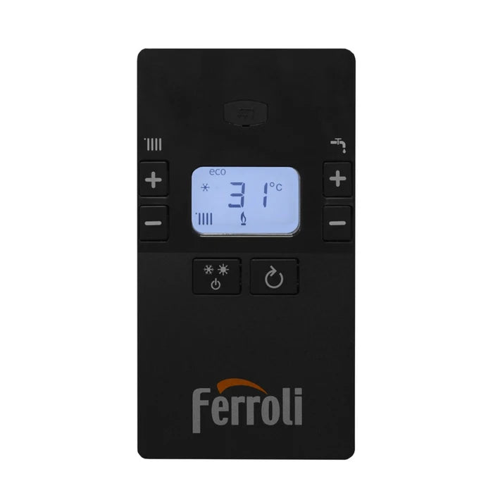 Centrala termica pe gaz in condensare, murala, Ferroli Bluehelix Alpha 28C, compatibila GPL,  fara kit evacuare